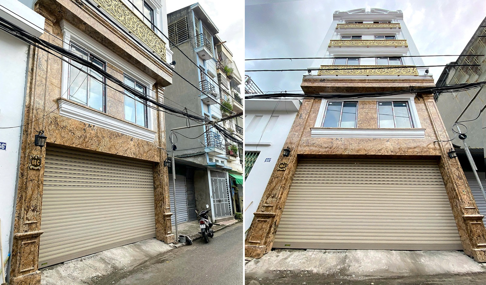 Hình ảnh CT nhà chị Giang - Đá ốp mặt tiền Granite Solarius