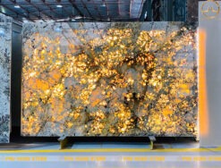 Hình ảnh Đá Granite Alpinus White 8 xuyên sáng đẹp