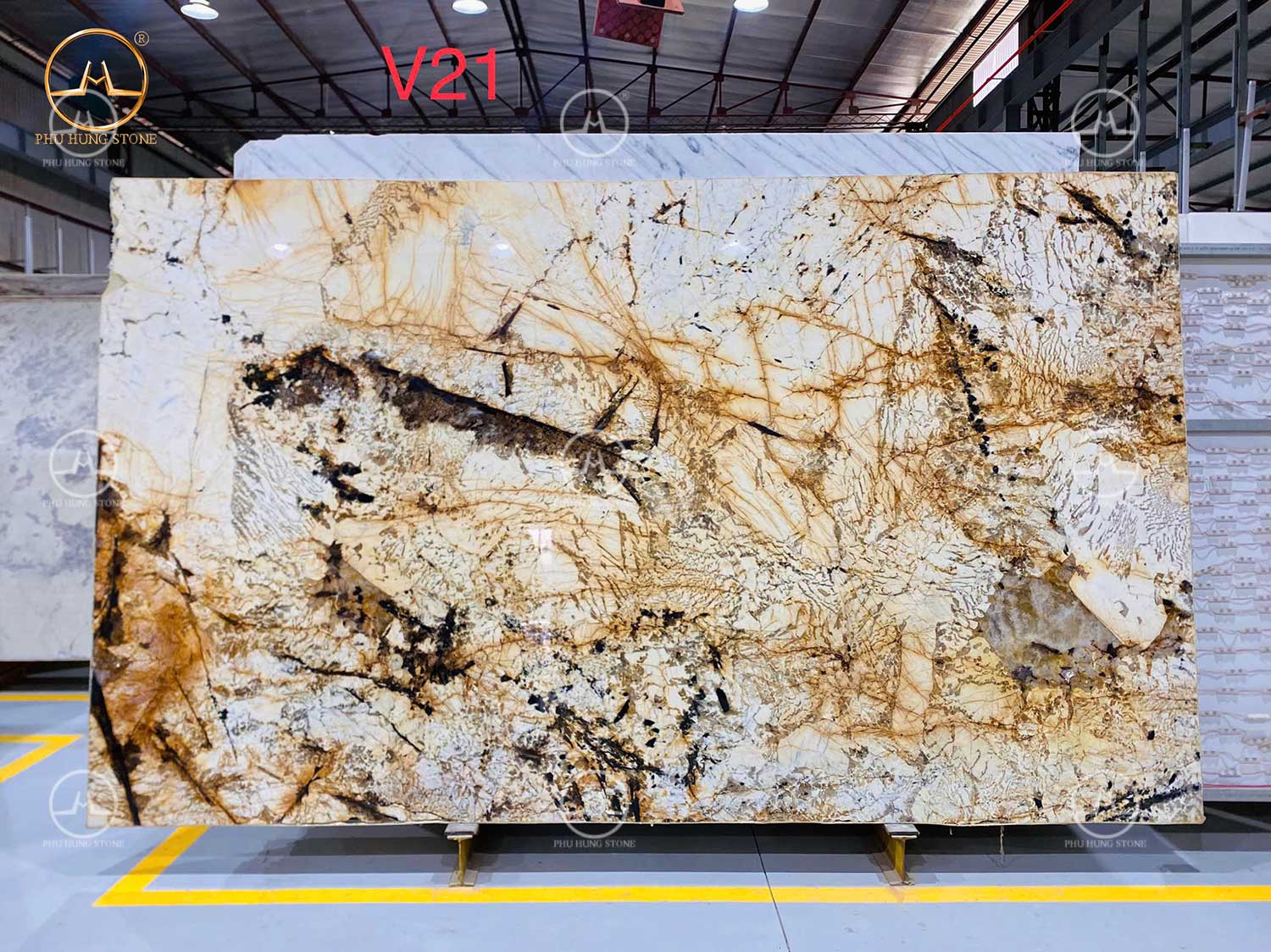 Hình ảnh Đá Granite Blanc kích thước khổ lớn