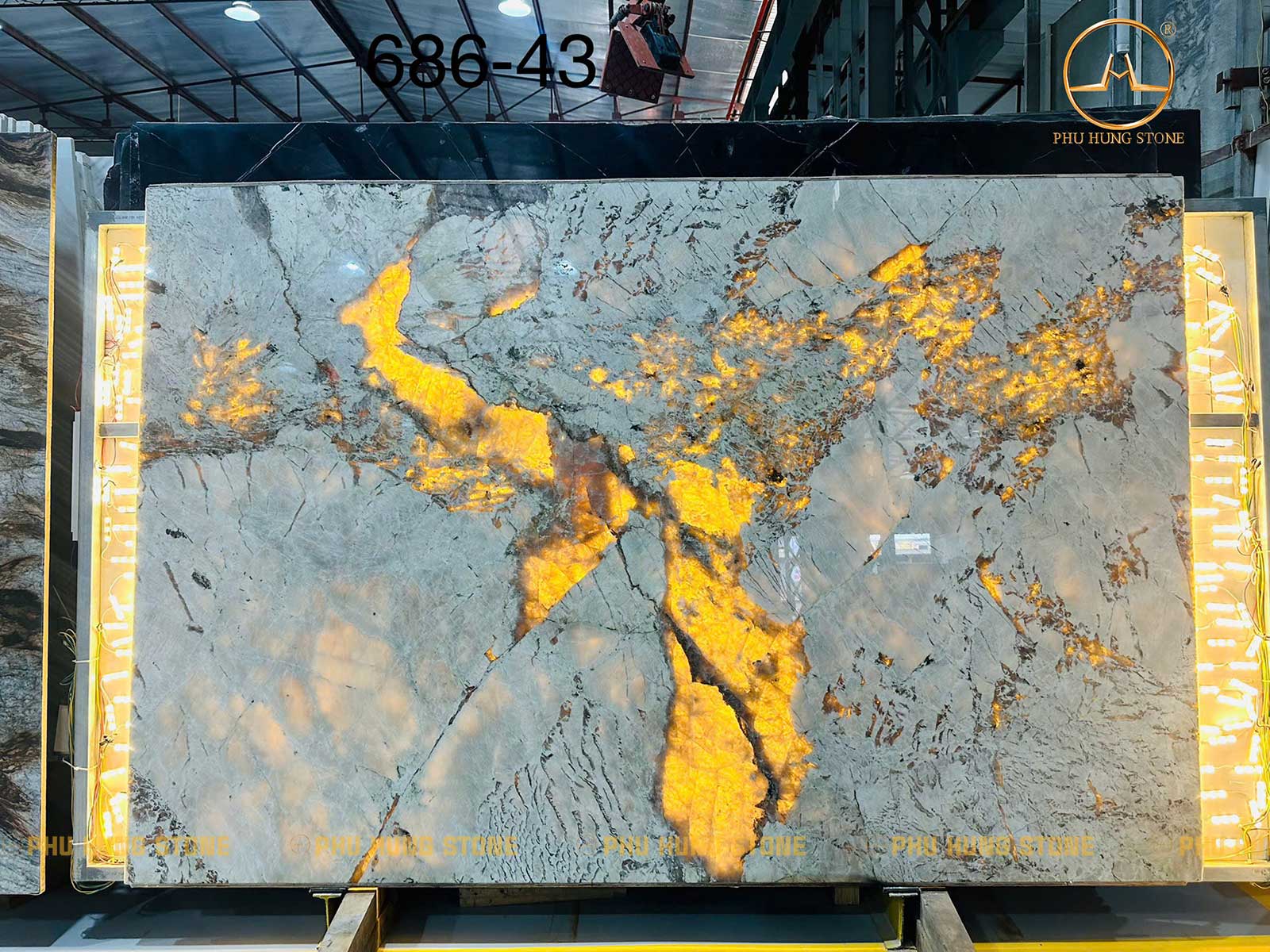 Hình ảnh Đá granite hoa cương Alabaster xuyên sáng