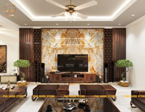 Hình ảnh Đá granite Jespar Gold trang trí đẹp