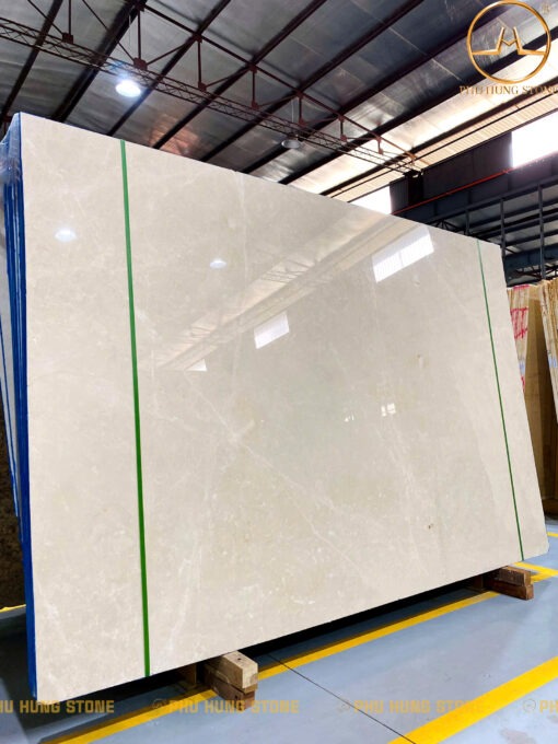 Hình ảnh Đá marble cẩm thạch Kem Ngọc Lan đẹp sang