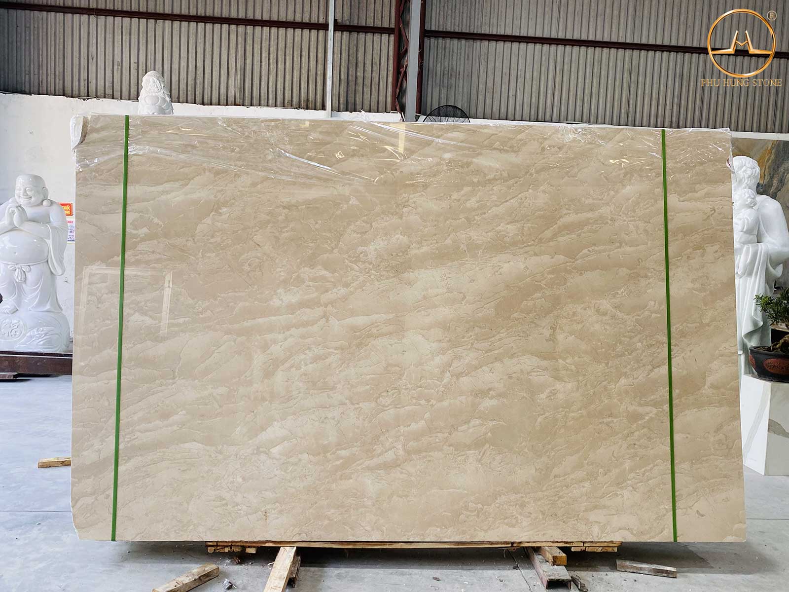 Hình ảnh Đá marble oman hoa to kích thước khổ lớn