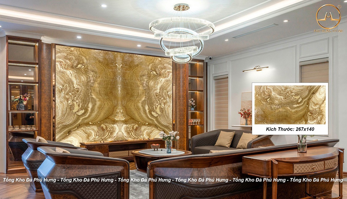 Hình ảnh Đá Onyx Ngọc Trai ghép tranh đối vân đẹp