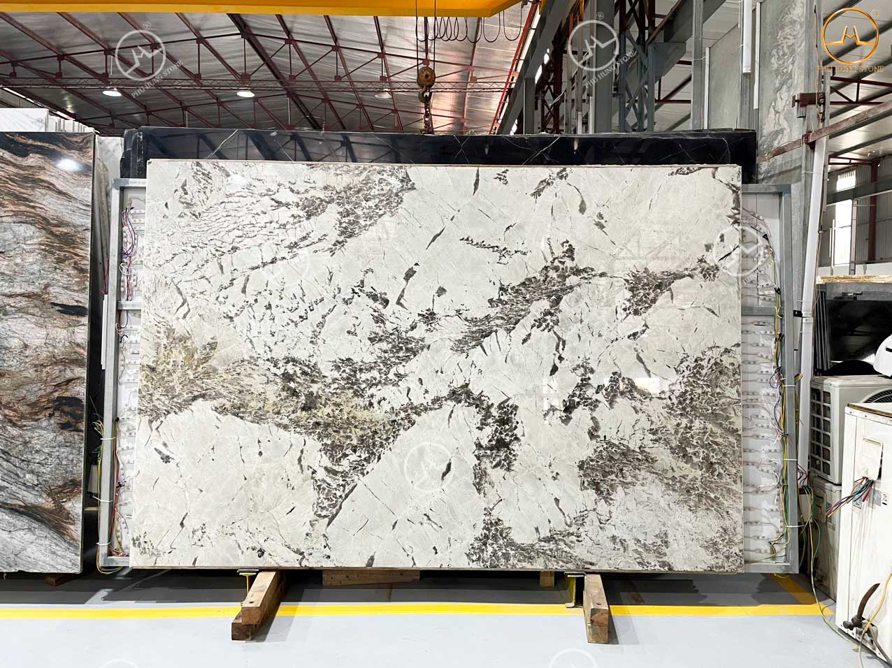 Hình ảnh Mẫu đá Alabaster White khổ lớn đẹp