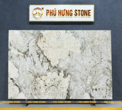 Hình ảnh Mẫu đá granite khổ lớn Monalisa tone trắng đẹp