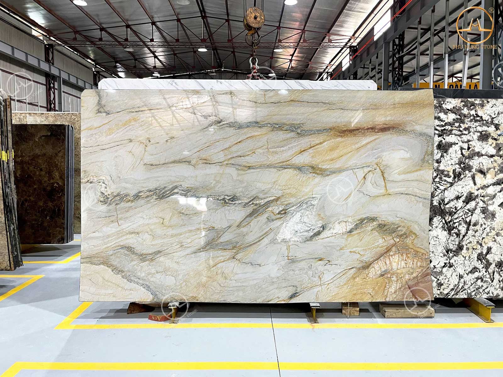 hinh anh mau da quartz tu nhien lat san lat nen
