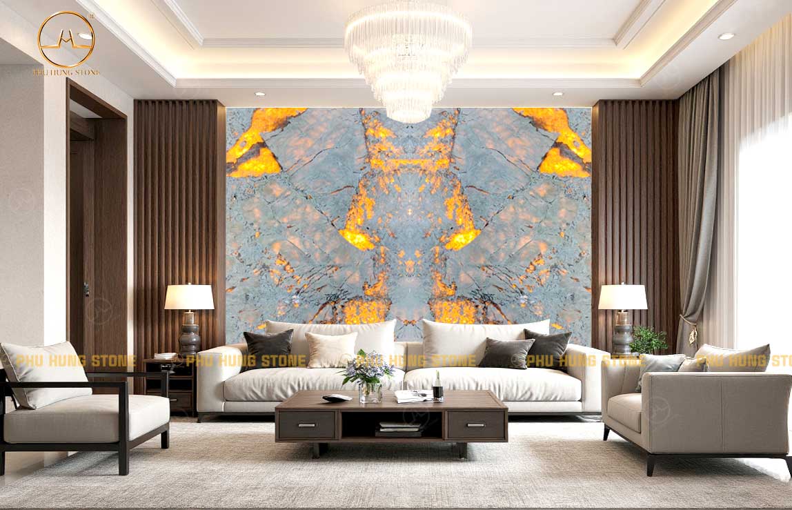 Hình ảnh Mẫu tranh đá Alabaster đẹp sang