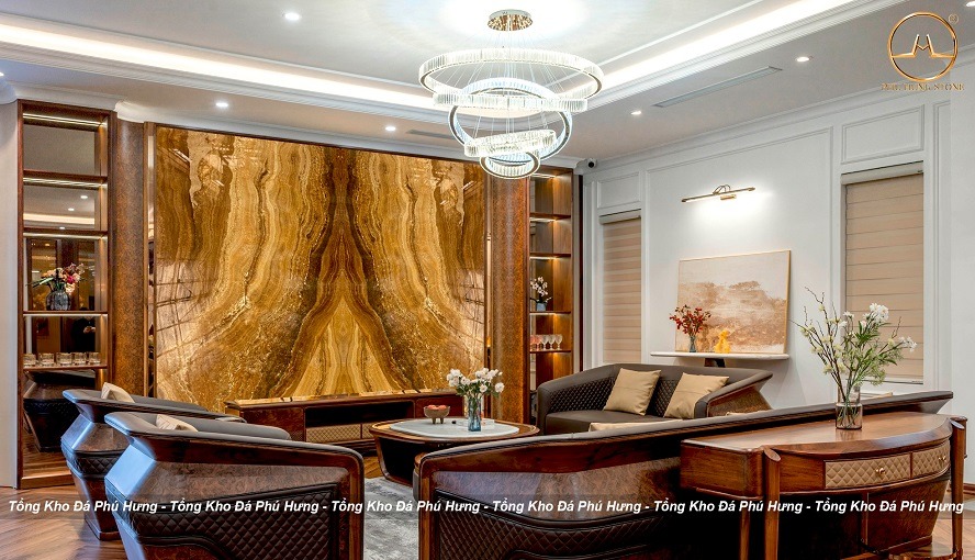 Onyx vân gỗ