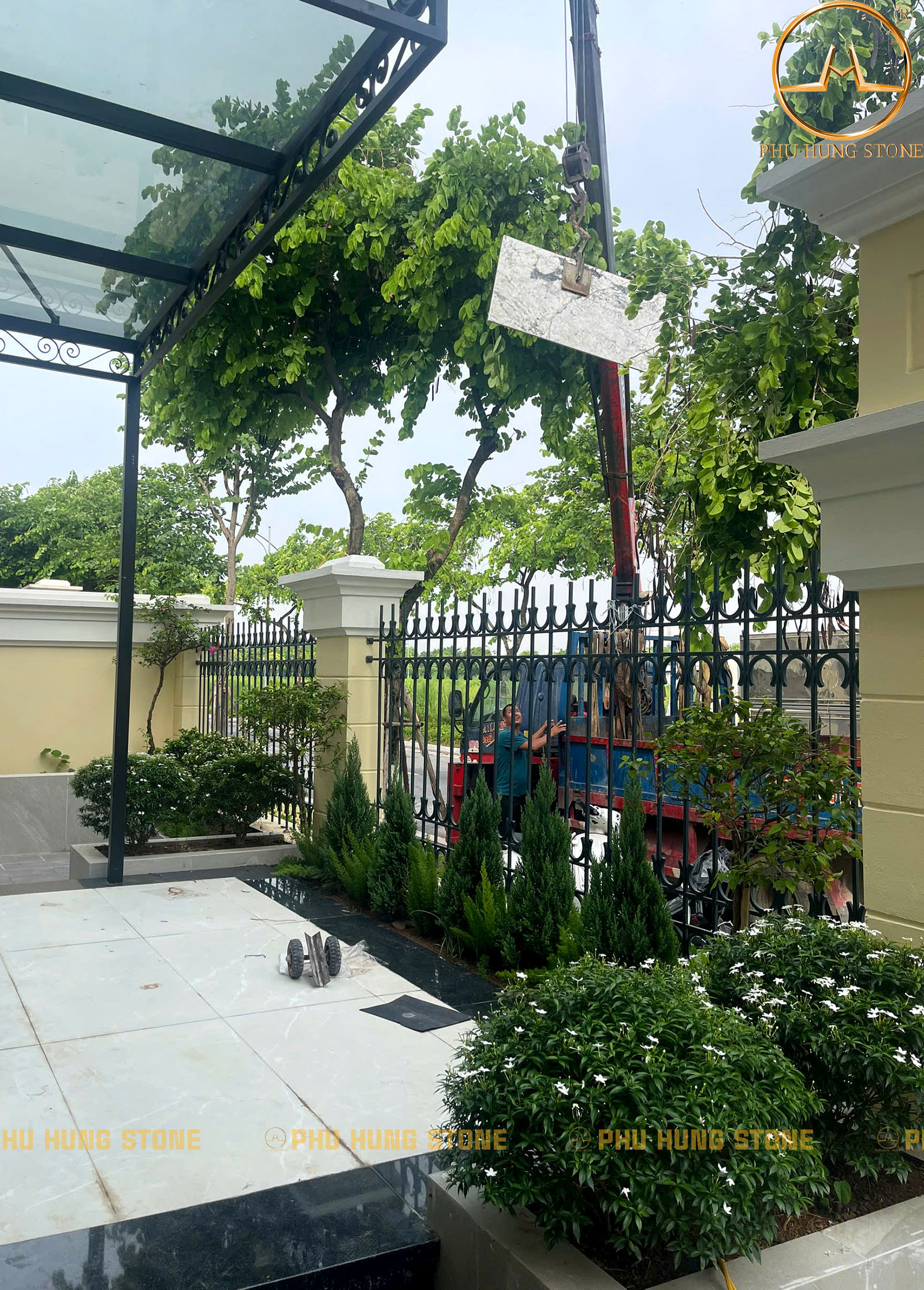 Hình ảnh Phú Hưng Stone thi công tại nhà Anh Thành - Vân Canh