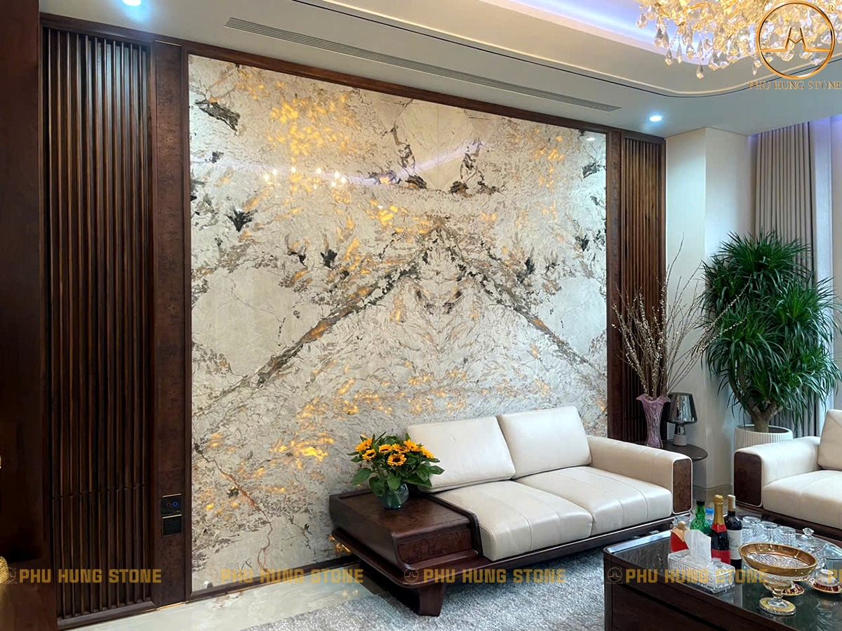 Hình ảnh Tranh đá xuyên sáng Maverlous White
