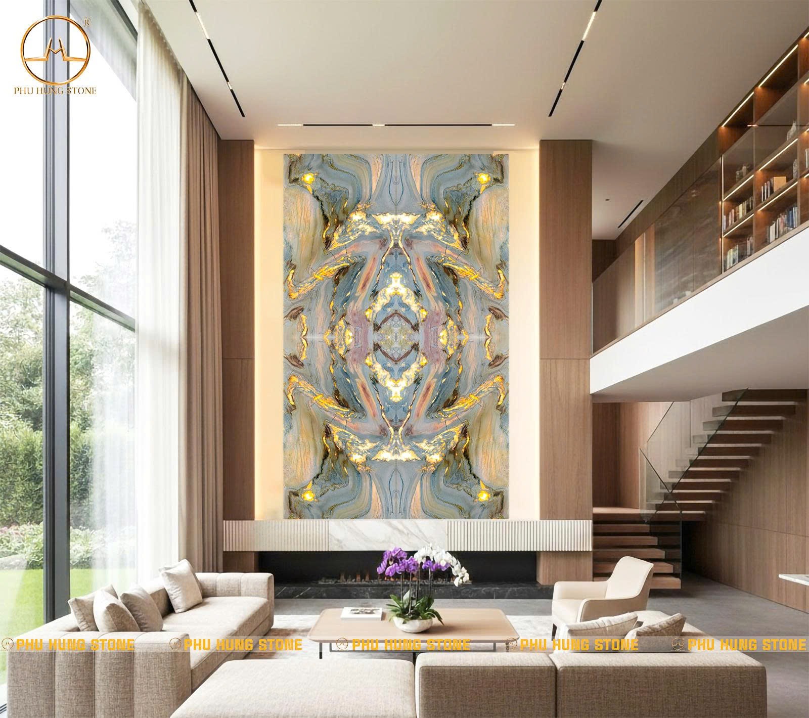 Hình ảnh Tranh thông tầng xuyên sáng Quartz Dragonbay